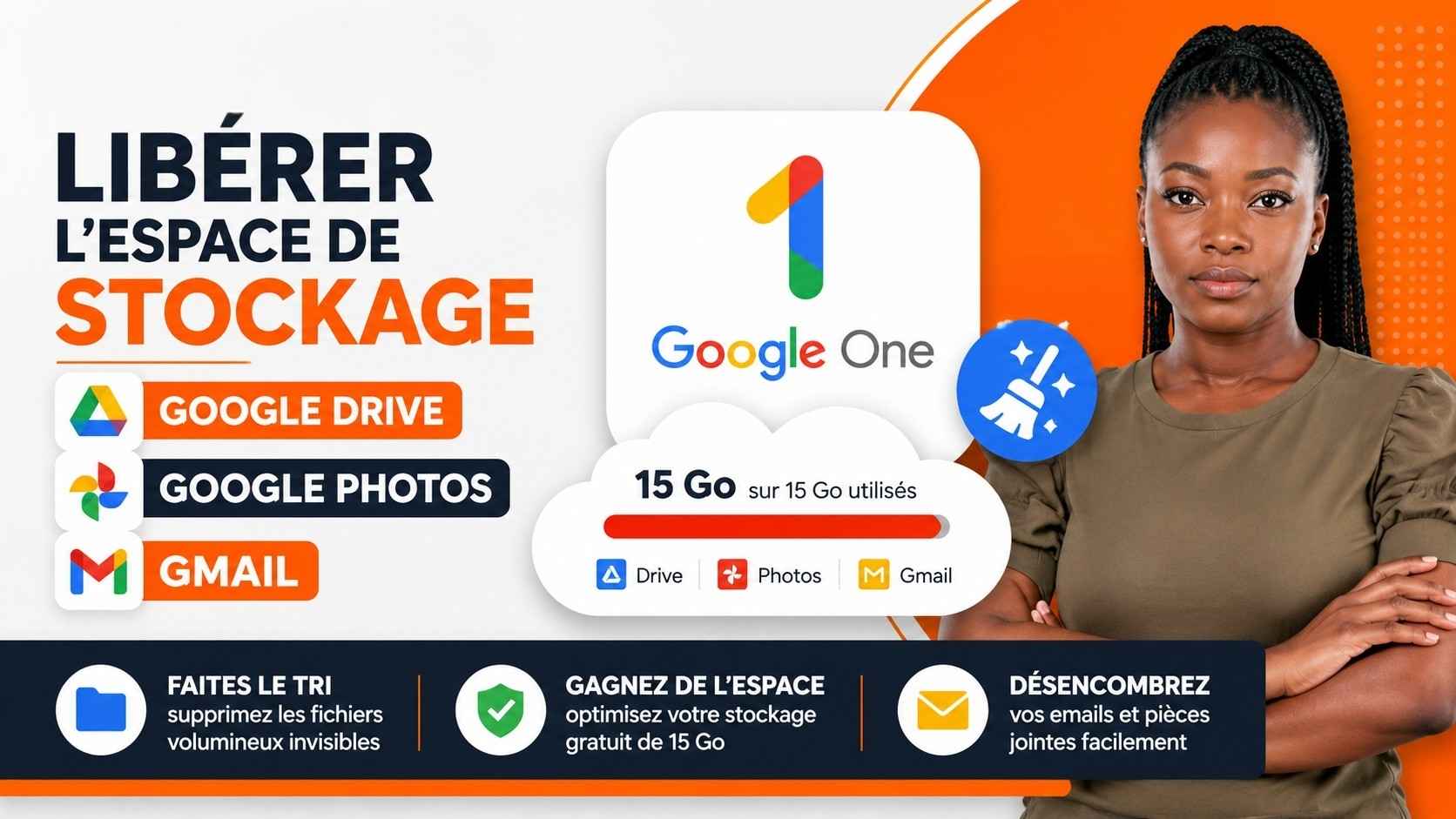 Libérer stockage Google