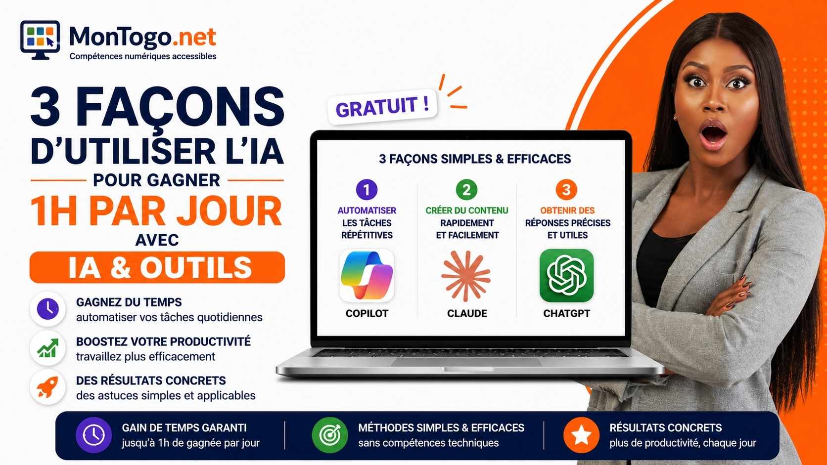 3 façons d’utiliser l’IA pour gagner 1 heure par jour